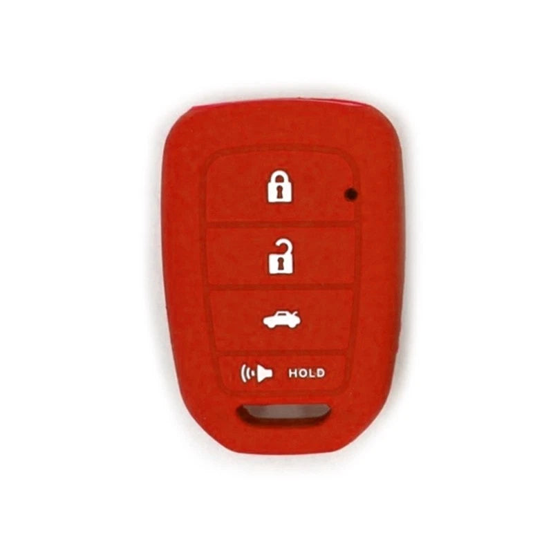 Red Key Cover Housing Protector for Honda Accord CR-V HR-V Civic (2016-2023)