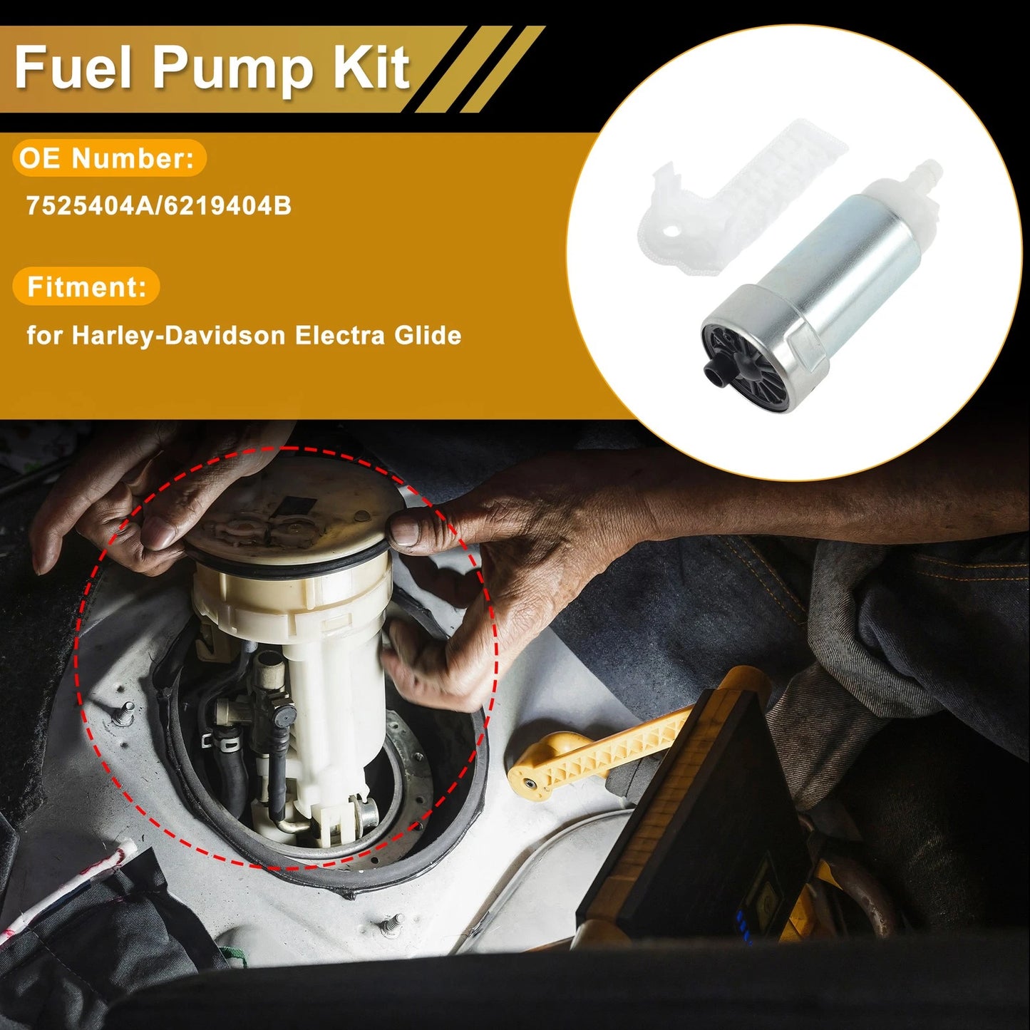 Fuel Pump for Harley-Davidson Electra Glide