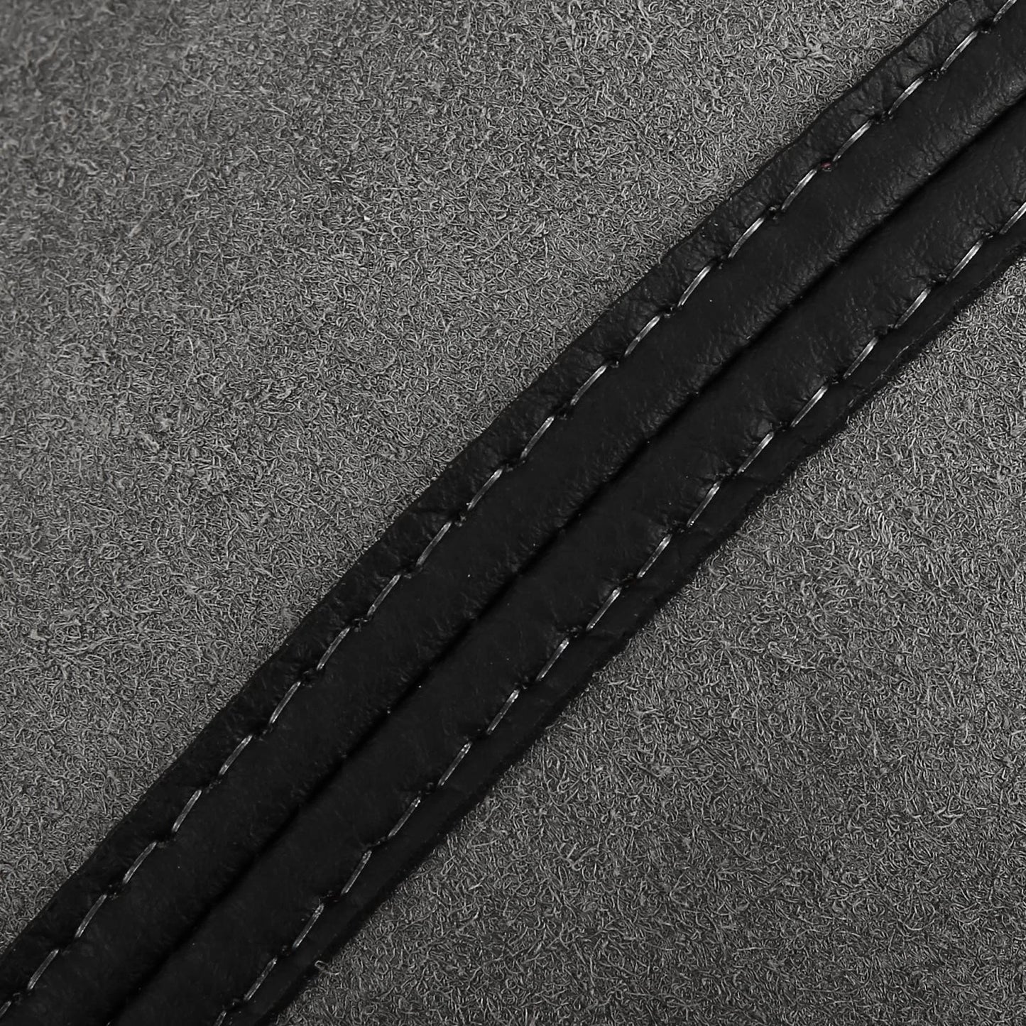 PU Leather Armrest Cover for Honda Accord 2013-2017 Black Stitches
