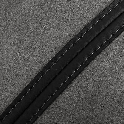 PU Leather Armrest Cover for Honda Accord 2013-2017 Black Stitches