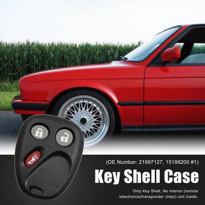 Key Fob Shell Case for Chevrolet Cadillac GMC 3-Button