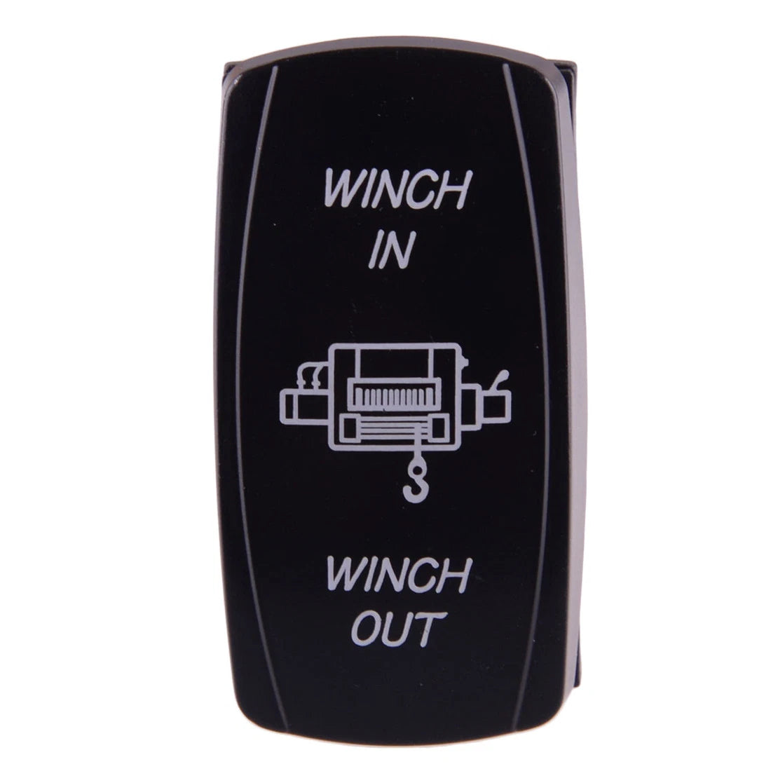 7PIN Blue LED Rocker Toggle Switch for Winch In/Out 12V-24V