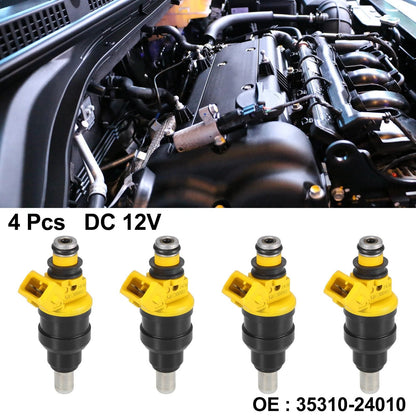 4 x Fuel Injector Nozzle for Hyundai Excel Base GL GS (1991-1994)