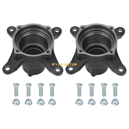 2x Front Wheel Hubs w/Studs for Polaris Magnum 500 425 325 Scrambler 400 500