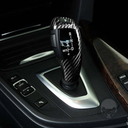 Carbon Fiber Automatic Gear Shift Knob Panel Kits fit For BMW F20 F22 F30 3