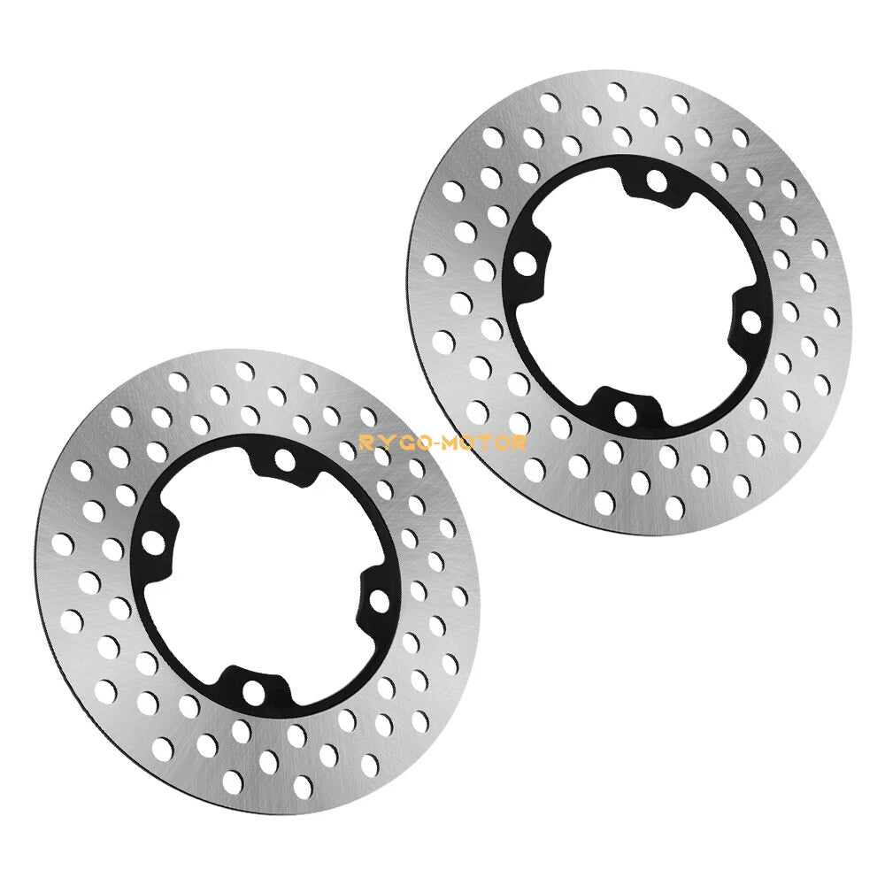2 x Front Brake Disc Rotors for Yamaha Grizzly 350/400/450 (2007–14)