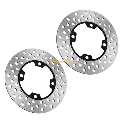 2 x Front Brake Disc Rotors for Yamaha Grizzly 350/400/450 (2007–14)
