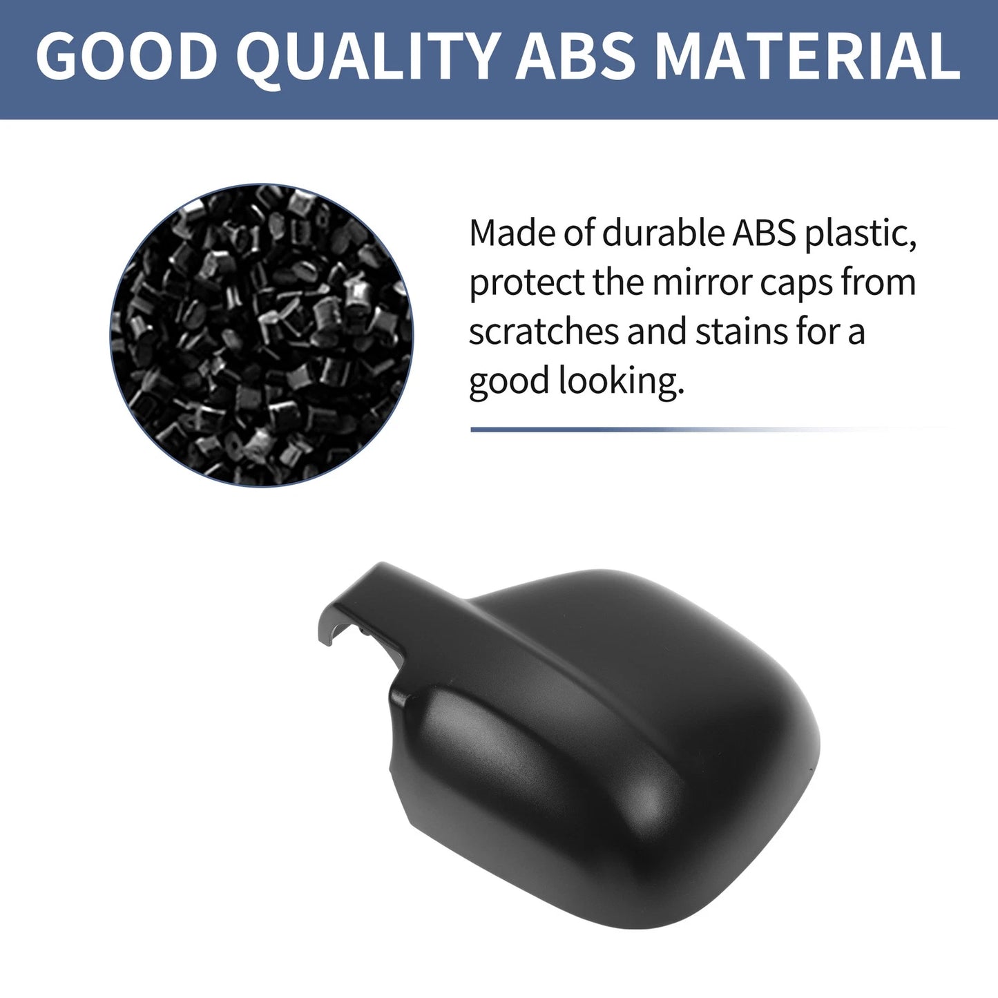 Left Passenger Side Mirror Cover for Citroen Dispatch/Jumpy (2007-2023)
