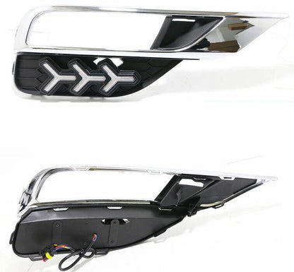 LED DRL Fog Light Lamps 2 x For Honda CR-V 2015-2016