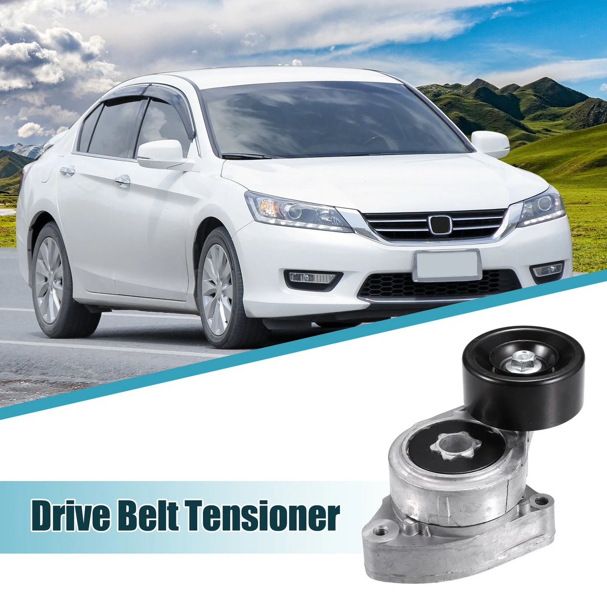 Belt Tensioner Pulley Assembly for Honda Accord CRV Civic TSX (2003-2011)