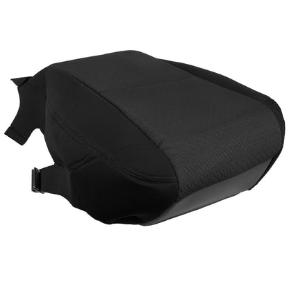Black Driver Side Bottom Seat Cover for Chevrolet GMC Cadillac (2007-2014)