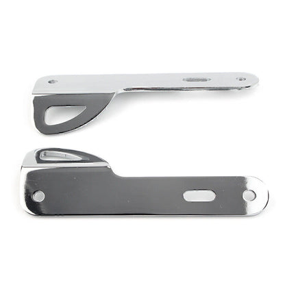 Chrome Trailer Hook Tie-Down Brackets for Harley Touring