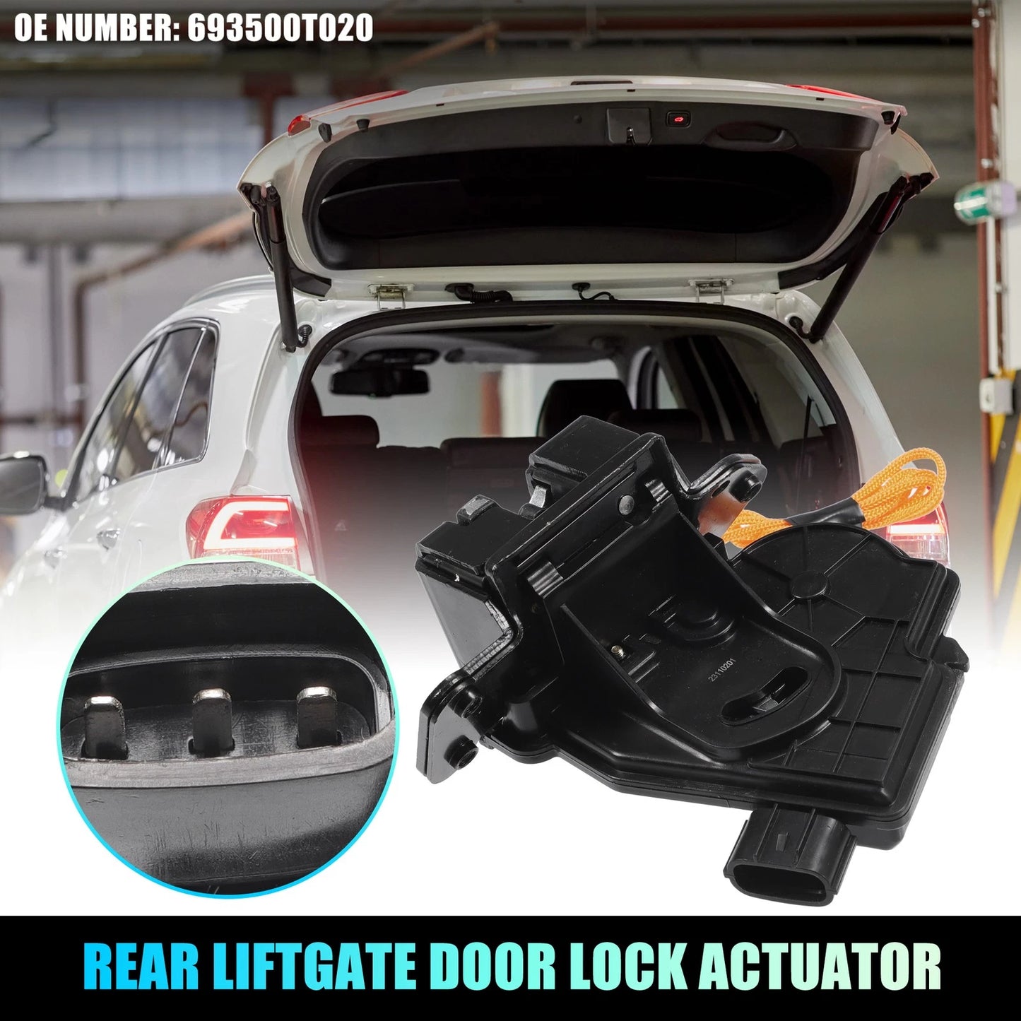 Rear Liftgate Door Lock Actuator for Toyota Highlander (2010–2019)