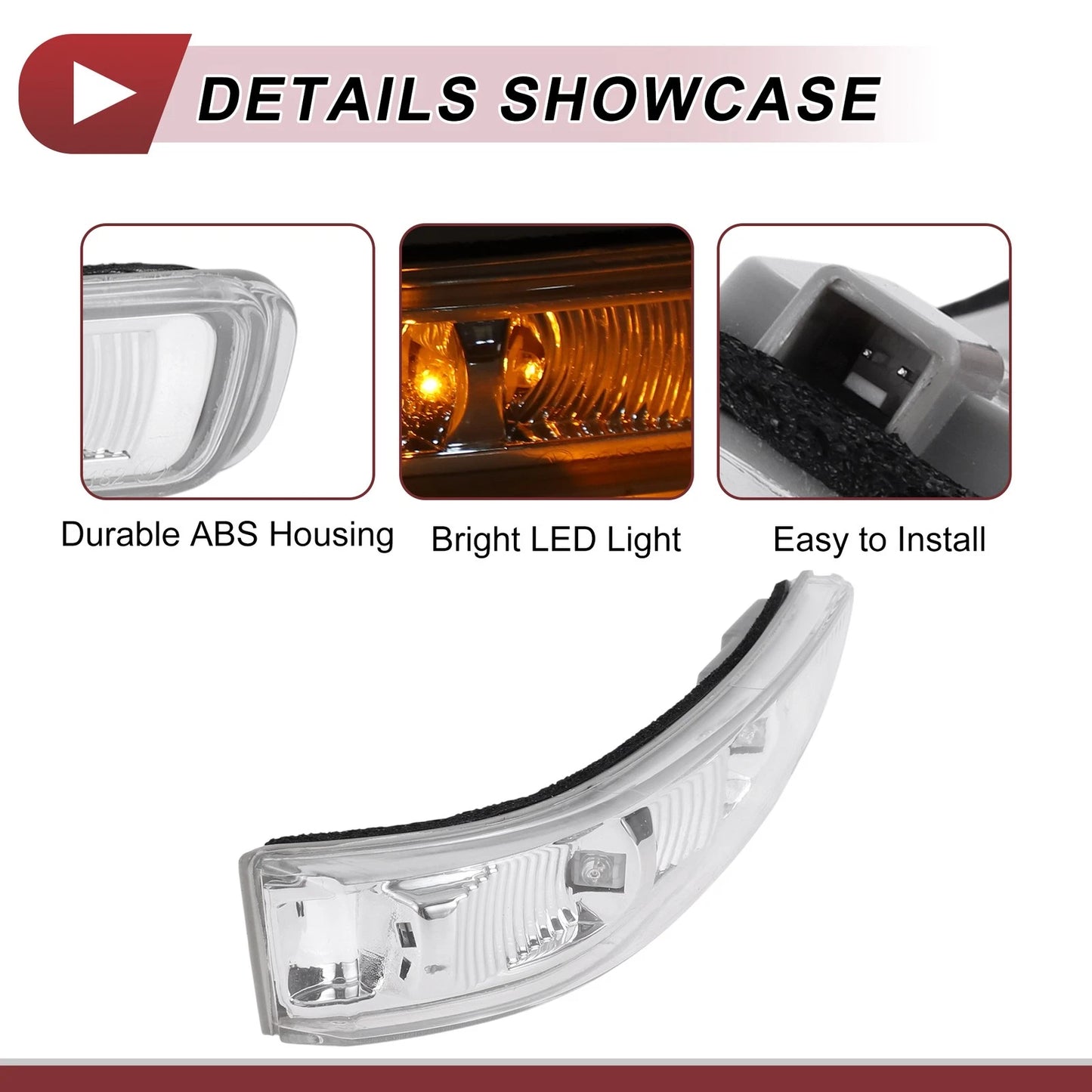 Front Right LED Turn Signal Light for Kia Borrego (2008-2015)