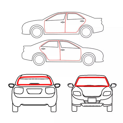Weatherstrip Seals Set for Toyota Corona RT40/RT41/RT43 Utility 1964-1970