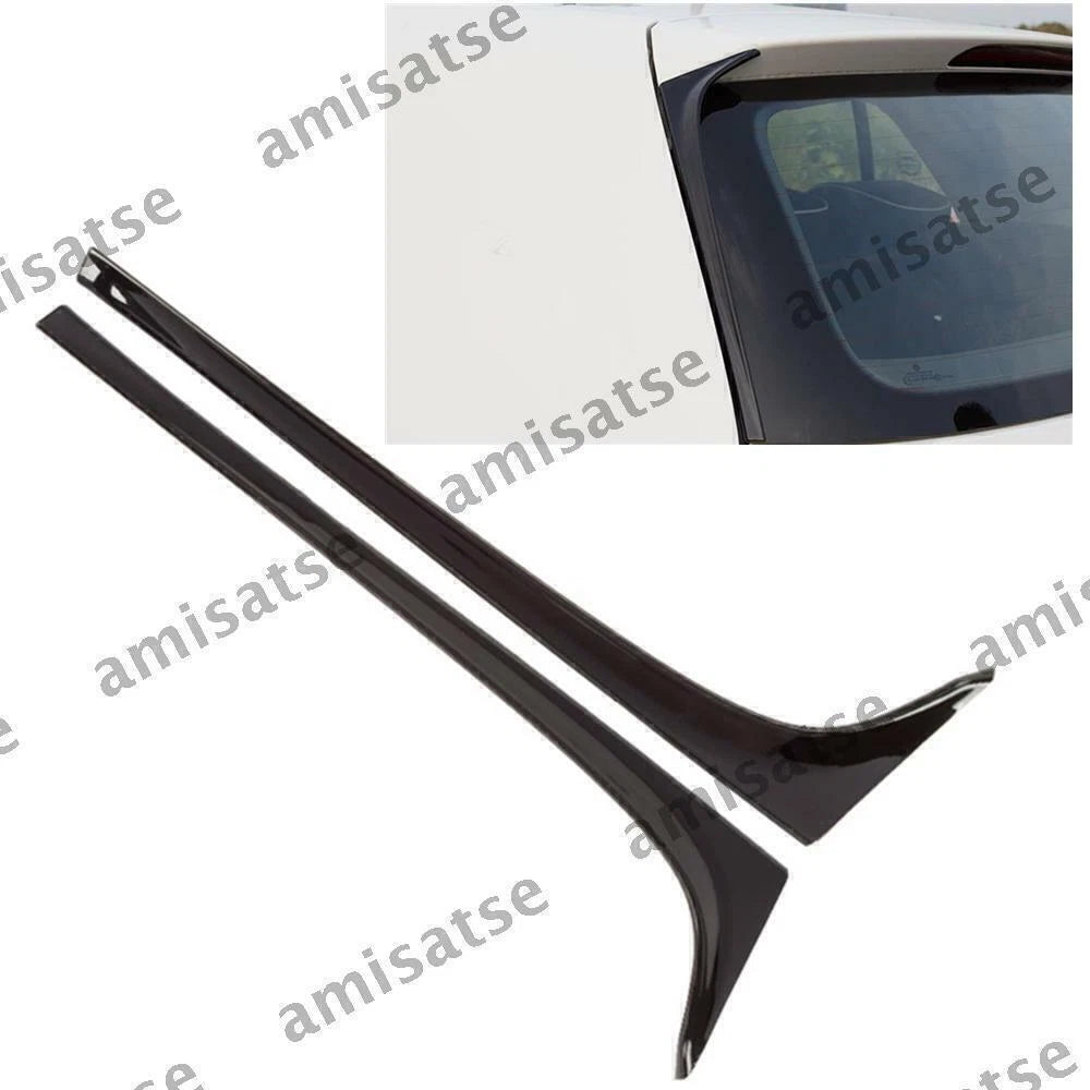Rear Window Side Spoiler Wing for GOLF 7 MK7 GT Glossy Black (2014-2018)