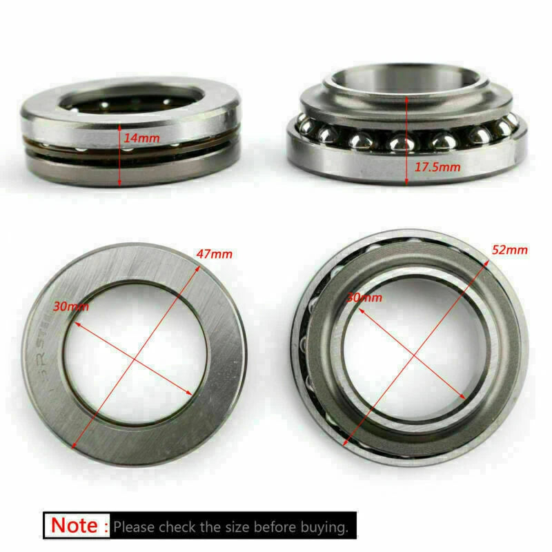 Tapered Roller Bearing Kit for Kawasaki EX250, EX500, Ninja 500 (1988-2007)