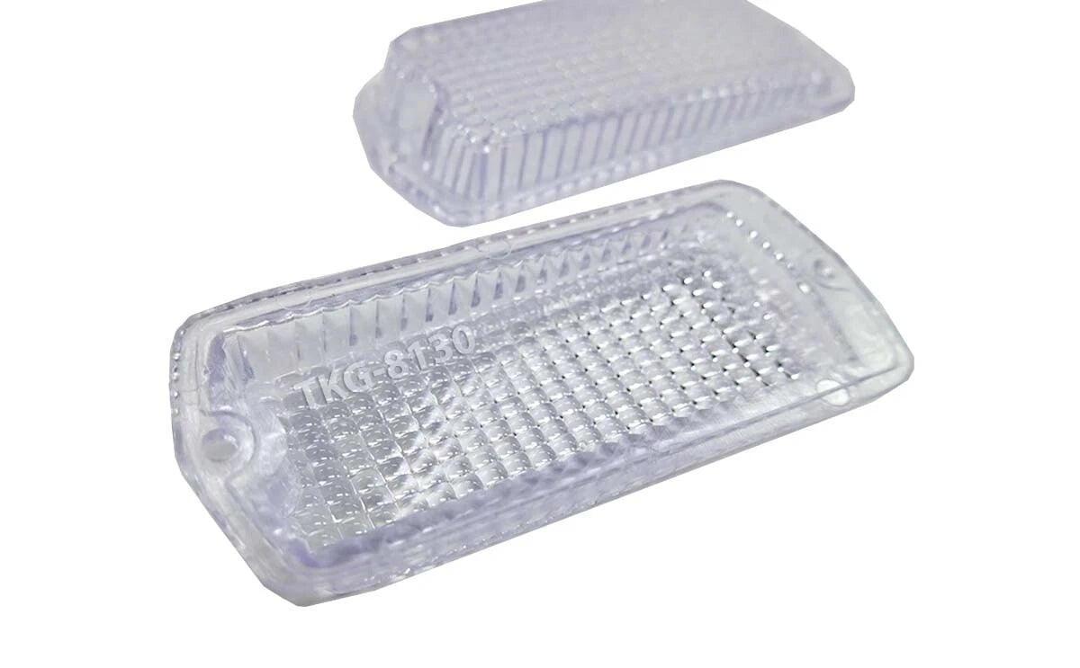2 x Side Marker Lights Clear Lens for Nissan Datsun Fairlady 510 120Y 240Z (1968-1973)