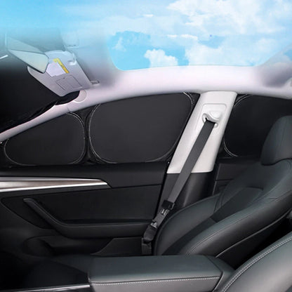 6 x Side Window Sunshade Privacy Light Shade Blind for Honda CR-V (2012–2016)