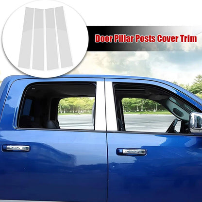 Pillar Post Door Trim Covers for Dodge Ram 1500 2500 3500 (2009-2018)