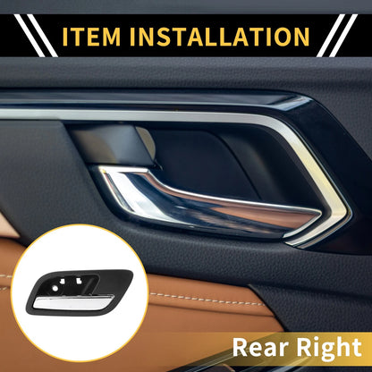 Rear Right Interior Door Handle for Chevrolet Silverado 2500 HD