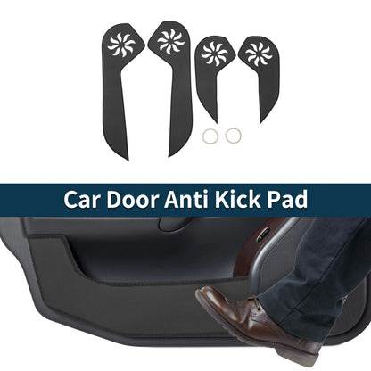 Black Anti Kick Pad Sticker Protector for Subaru Outback (2015-2016)