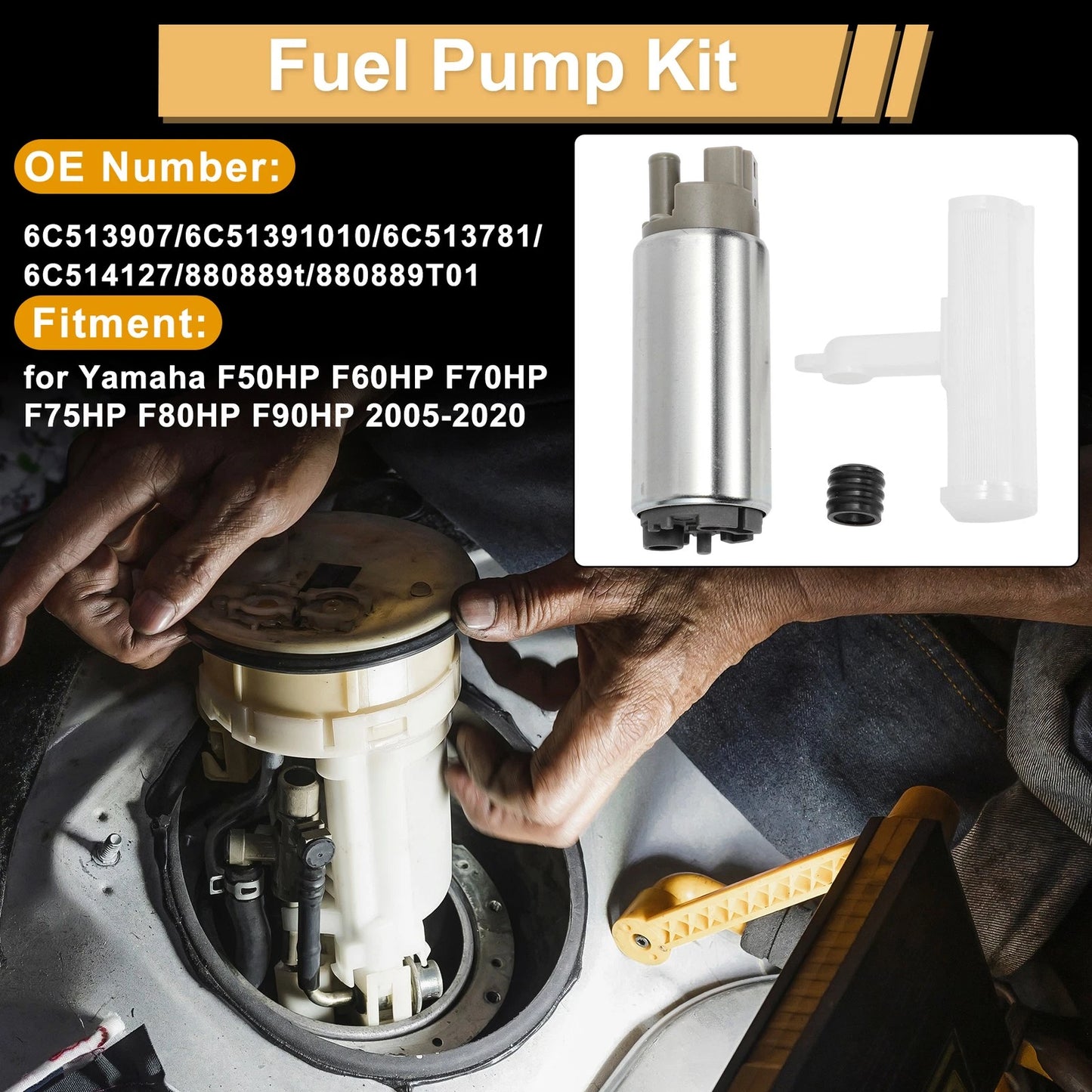 Fuel Pump Metal Set for Yamaha F50HP F60HP F70HP F75HP