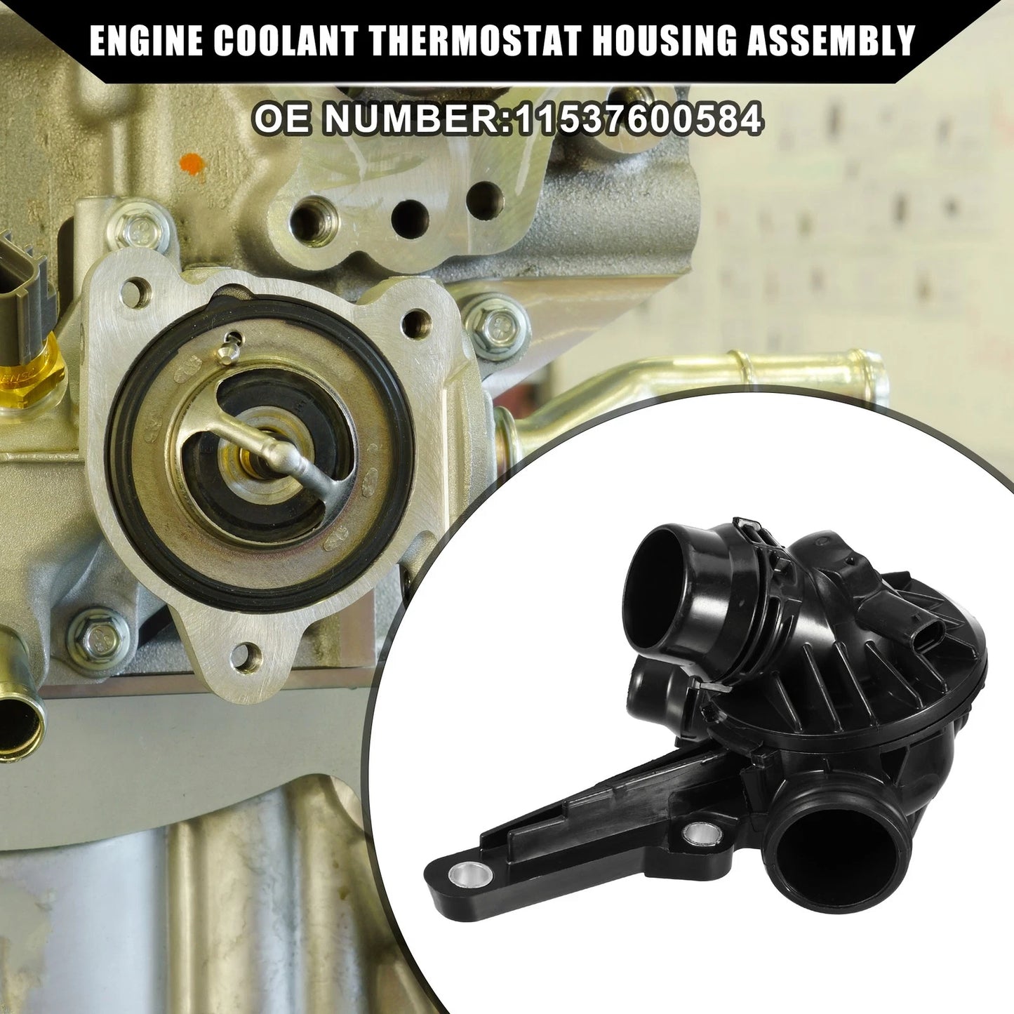 Engine Coolant Thermostat Housing for BMW 320i (2012-2018)