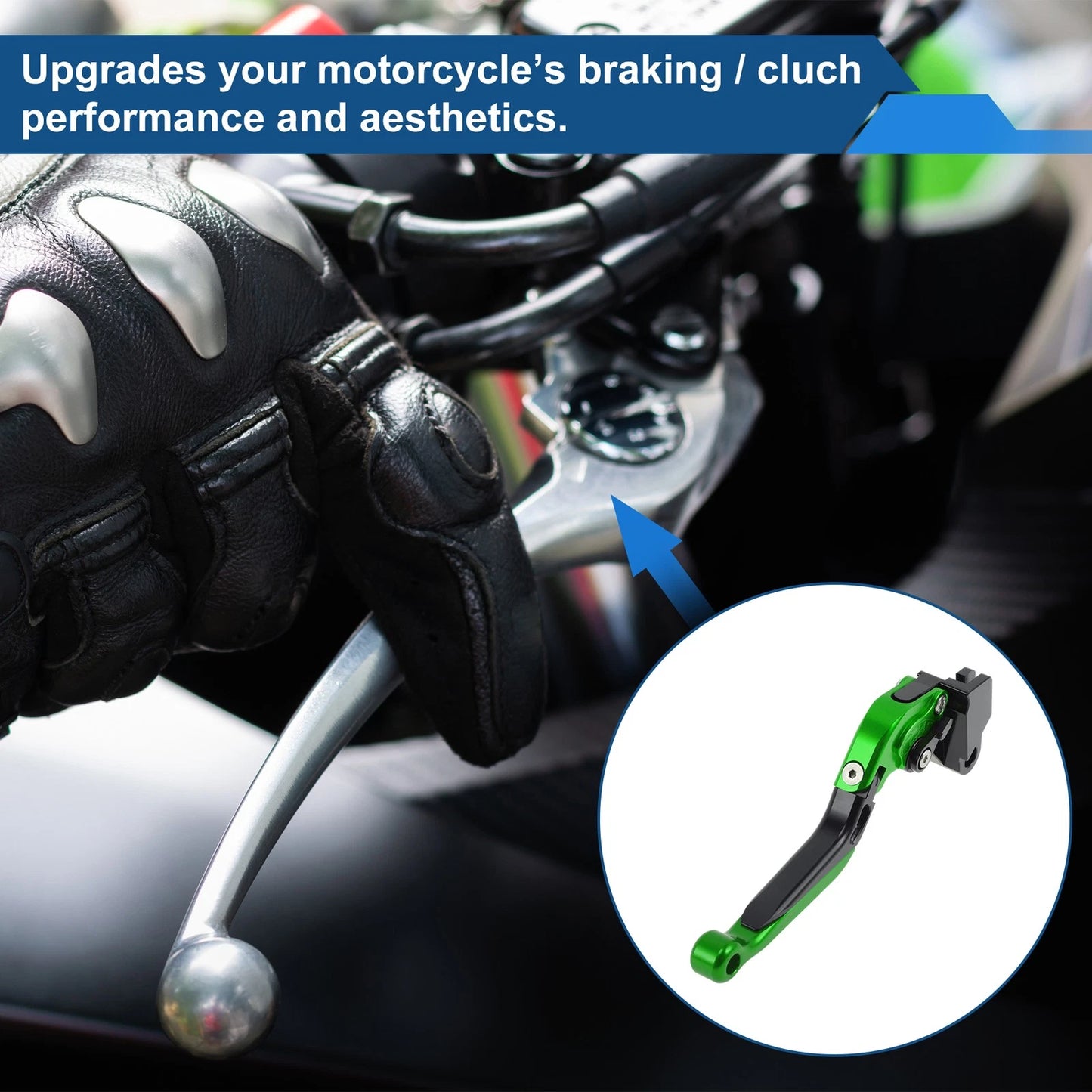 2 x Brake Clutch Levers for Kawasaki Ninja 650R (2009–2016)