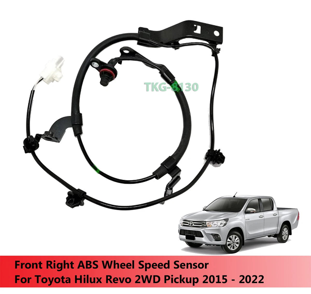Front Right ABS Wheel Speed Sensor for Toyota Hilux Revo 2WD (2015-2022)
