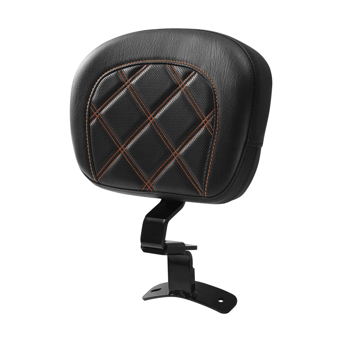 Front Backrest Pad for Harley Road Glide 2009-2023 Black Orange