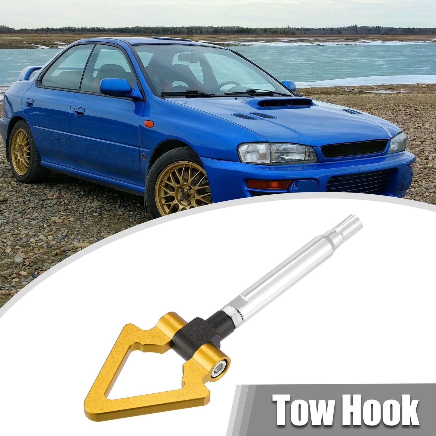 Gold Tone Front Bumper Tow Hook Screw for Subaru BRZ (2013-2021)
