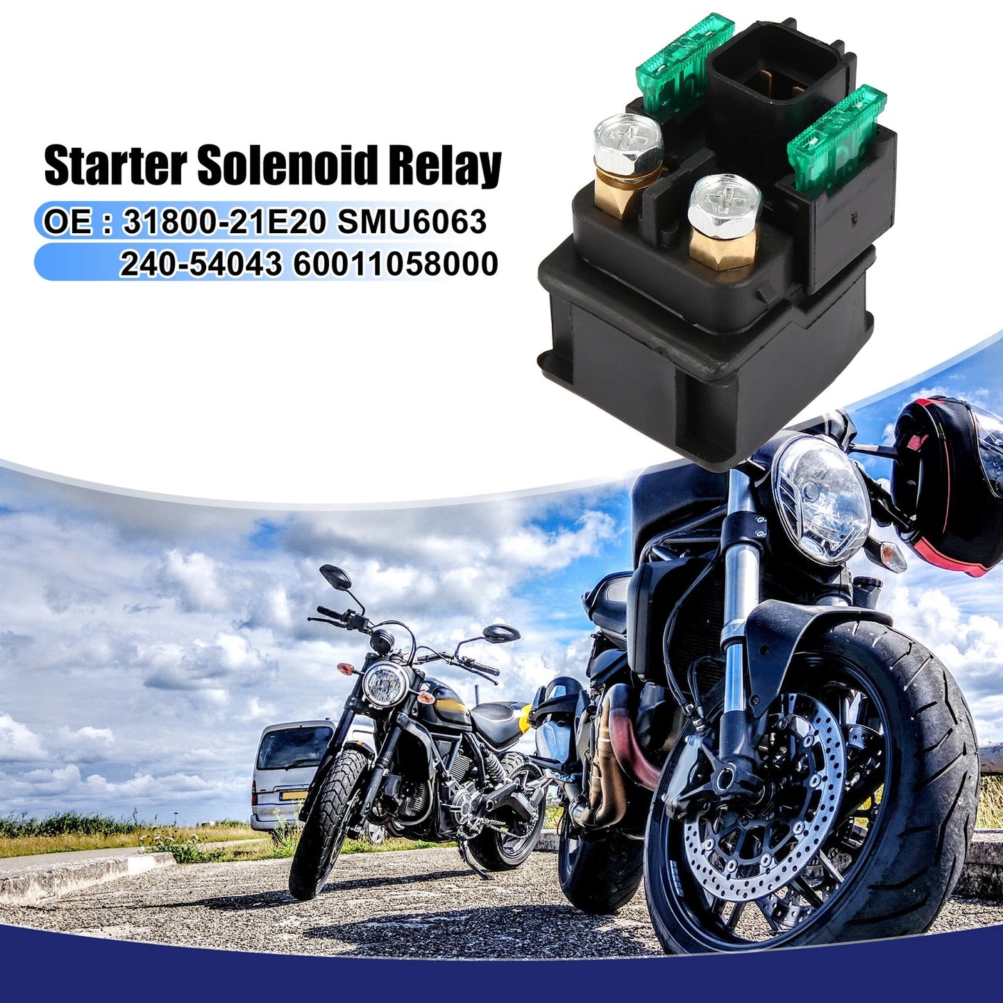 1 x Motorcycle Starter Solenoid Relay for Suzuki GSX600F Katana