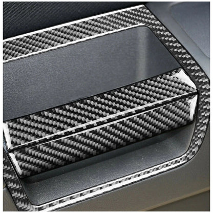 Carbon Fiber Interior Door Trim Cover for Dodge Challenger (2015-2023)