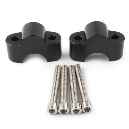 Black Handlebar Riser Adapters for Kawasaki Z900RS (2018-2020)