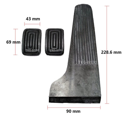 Clutch Brake Accelerator Pedal Pad Cover for Mazda B1600 (1972-1978)