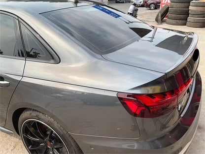 Rear Trunk Spoiler ABS Unpainted Wing for Audi B9 A4 S4 Sedan (2017-2024)