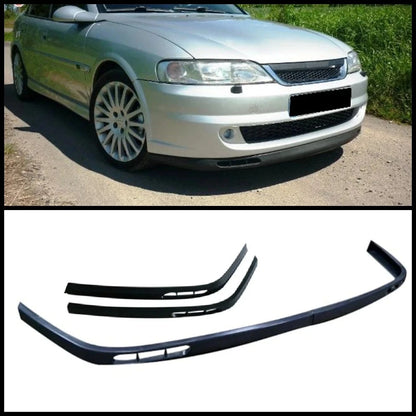 2 Piece Euro Front Bumper Splitter for Opel Vectra B (1995-2002)