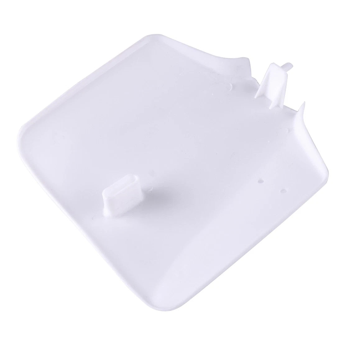 White Front License Plate Panels for Kawasaki KLX 110 & KX 65 Bikes (2002-2008)