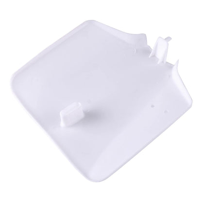 White Front License Plate Panels for Kawasaki KLX 110 & KX 65 Bikes (2002-2008)