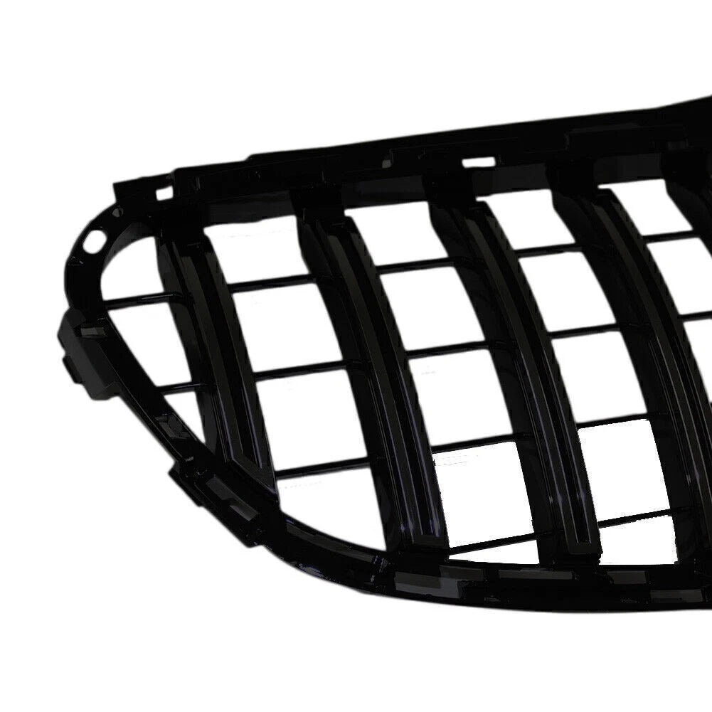 Black GT Style Front Bumper Grille for BENZ E CLASS W212 (2014-2015)