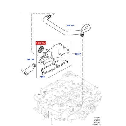 Engine Valve Cover Repair Kit for Land Rover Range Rover Sport, Jaguar XE XF (2005-2023)