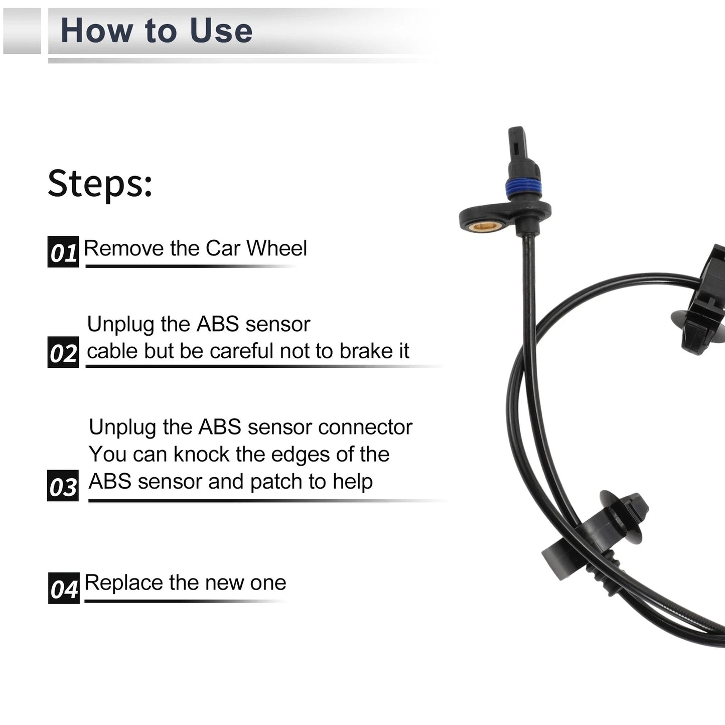 ABS Wheel Speed Sensor for Honda Civic Rear Left (2016-2021)