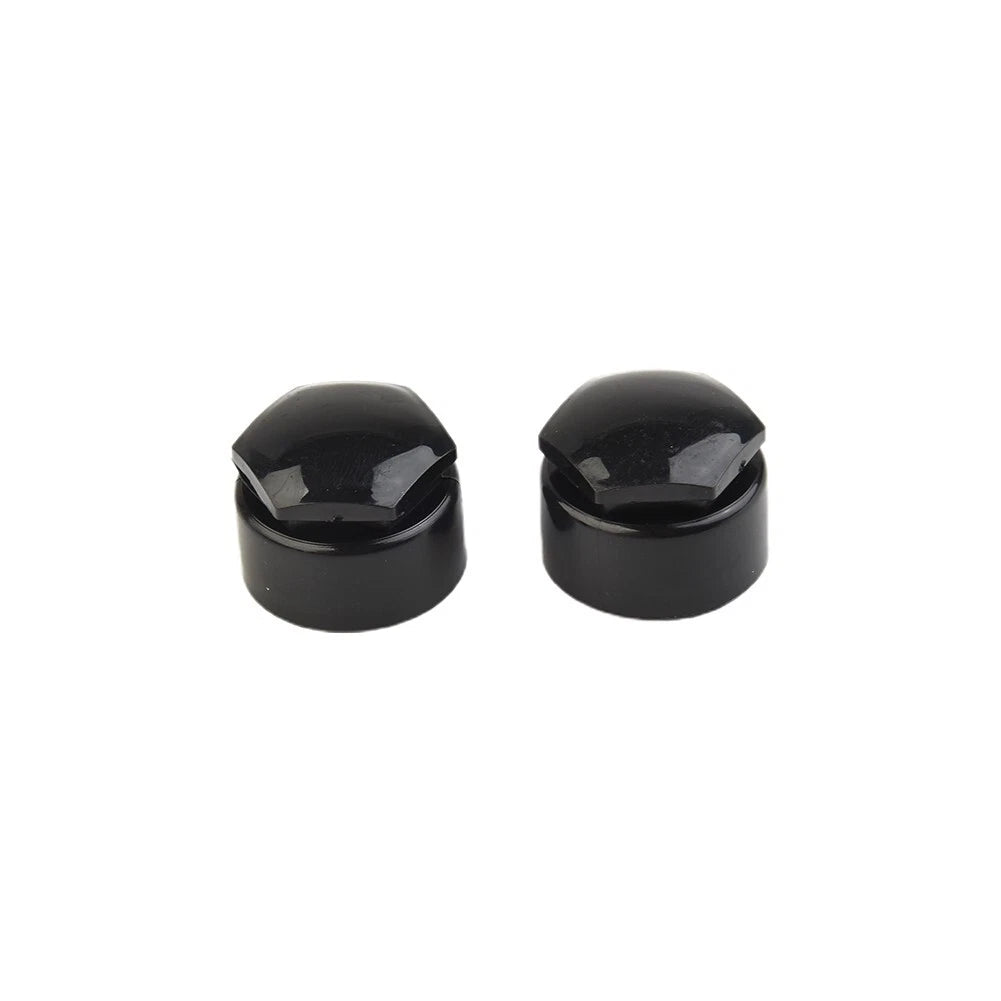 Black Wheel Nut Bolt Cover Cap / Pack of 24x 17MM / for Opel