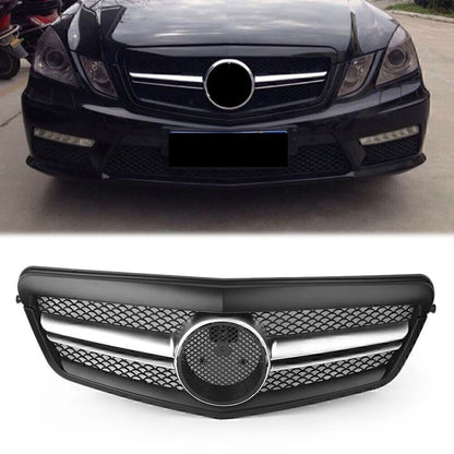 Front Bumper Upper Mesh Grille for Mercedes Benz E-Class W212 (2010-2013)