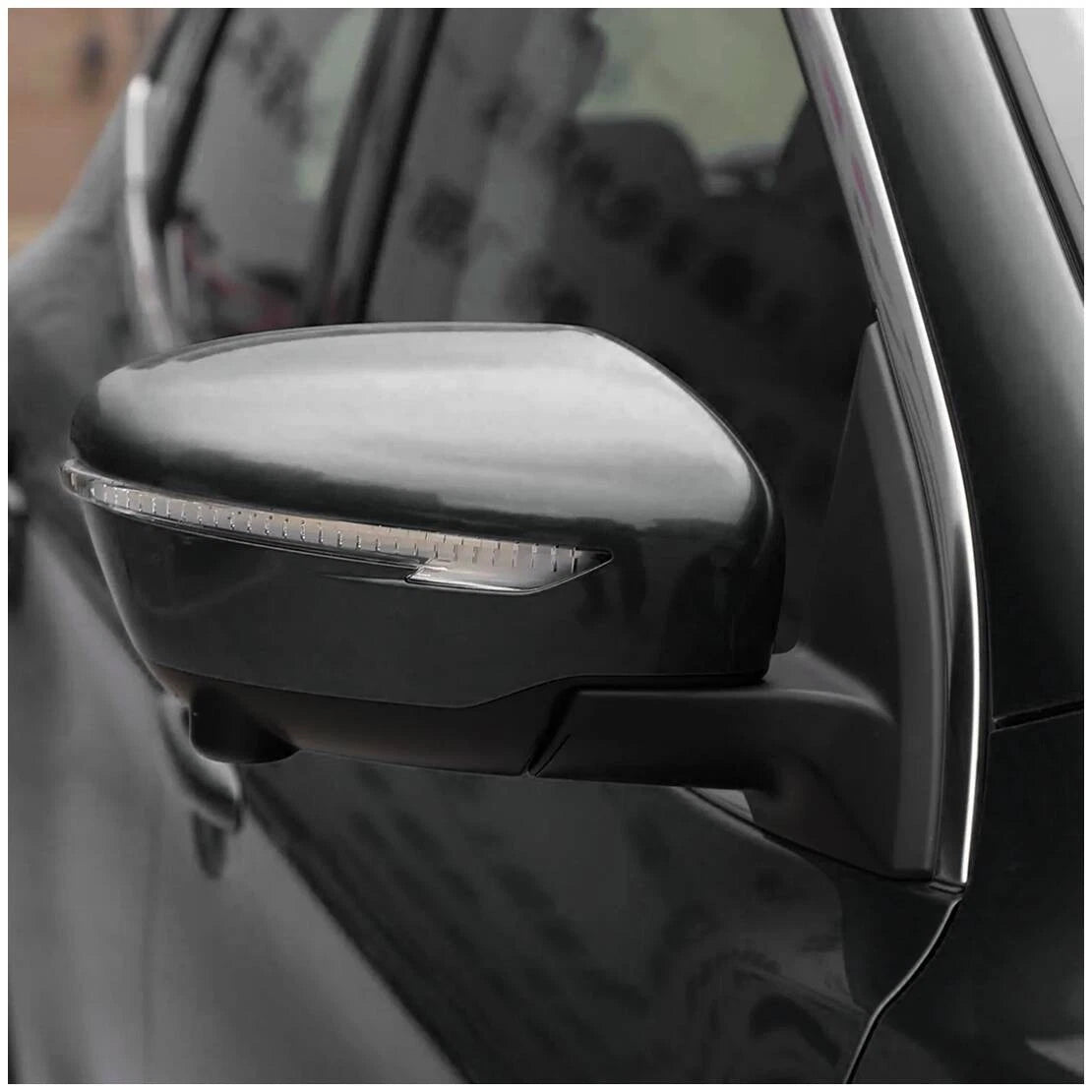 Electric Door Wing Mirror Black Right for Nissan Qashqai (2014-2018)