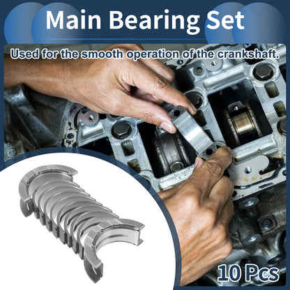 10 x Main Bearing Set for BMW 120i (2017-2020)