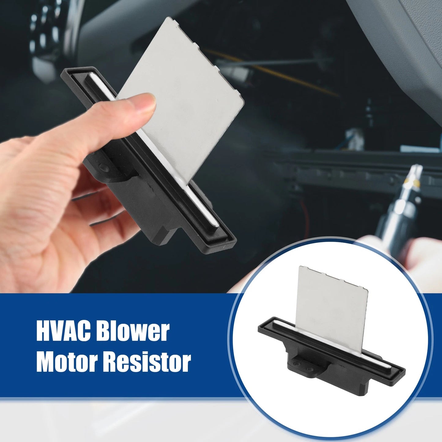HVAC Blower Motor Resistor Replacement for Nissan Maxima Black Beige