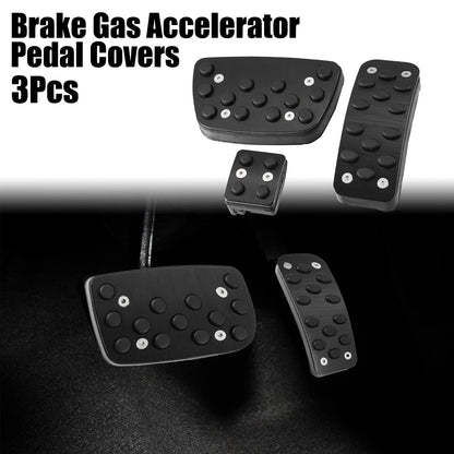 3pcs Brake Gas Pedal Covers for Toyota Camry (2012–2017)