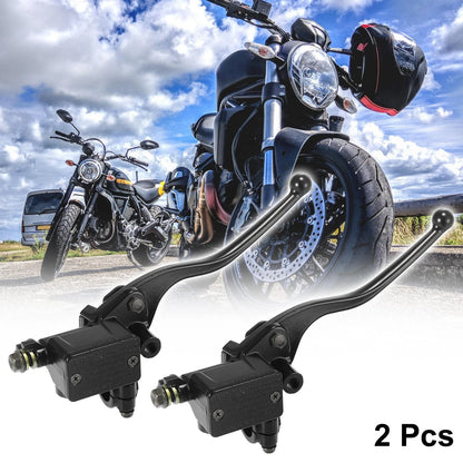 2 x Front Motorcycle Brake Master Cylinder Pump Lever for Yamaha Virago 750
